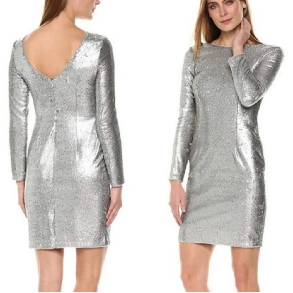 Nwt Aidan Mattox sequin sheath dress size 6
